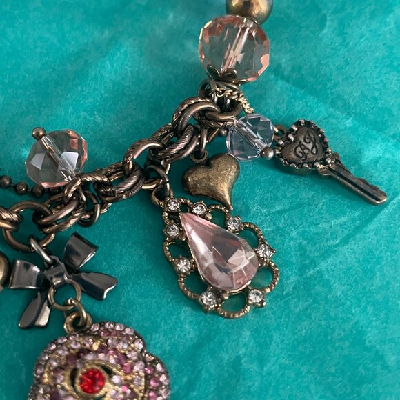 Vintage Betsey Johnson Charm Bracelet - Picture 2 of 2